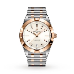 47010452 - Chronomat 32 Stainless Steel & 18k Red Gold Watch