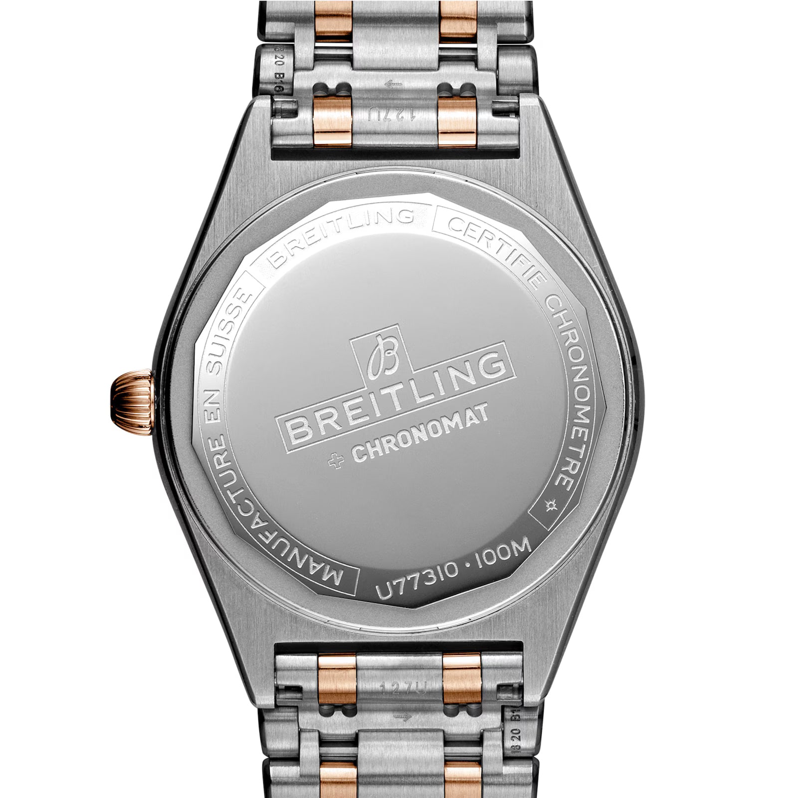 Pre-Owned Breitling Chronomat 32 Stainless Steel & 18k Red Gold Watch