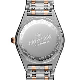 Pre-Owned Breitling Chronomat 32 Stainless Steel & 18k Red Gold Watch