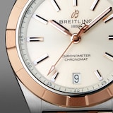 Pre-Owned Breitling Chronomat 32 Stainless Steel & 18k Red Gold Watch