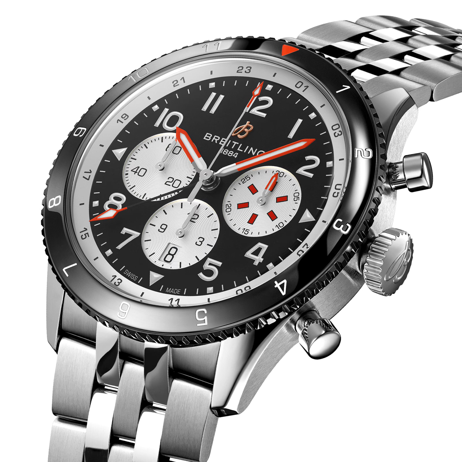 Pre-Owned Breitling Super AVI B04 Chronograph GMT 46 Mosquito 46mm Automatic Mens Watch Pre-Owned Breitling Super AVI B04 Chronograph GMT 46 Mosquito 46mm Automatic Mens Watch