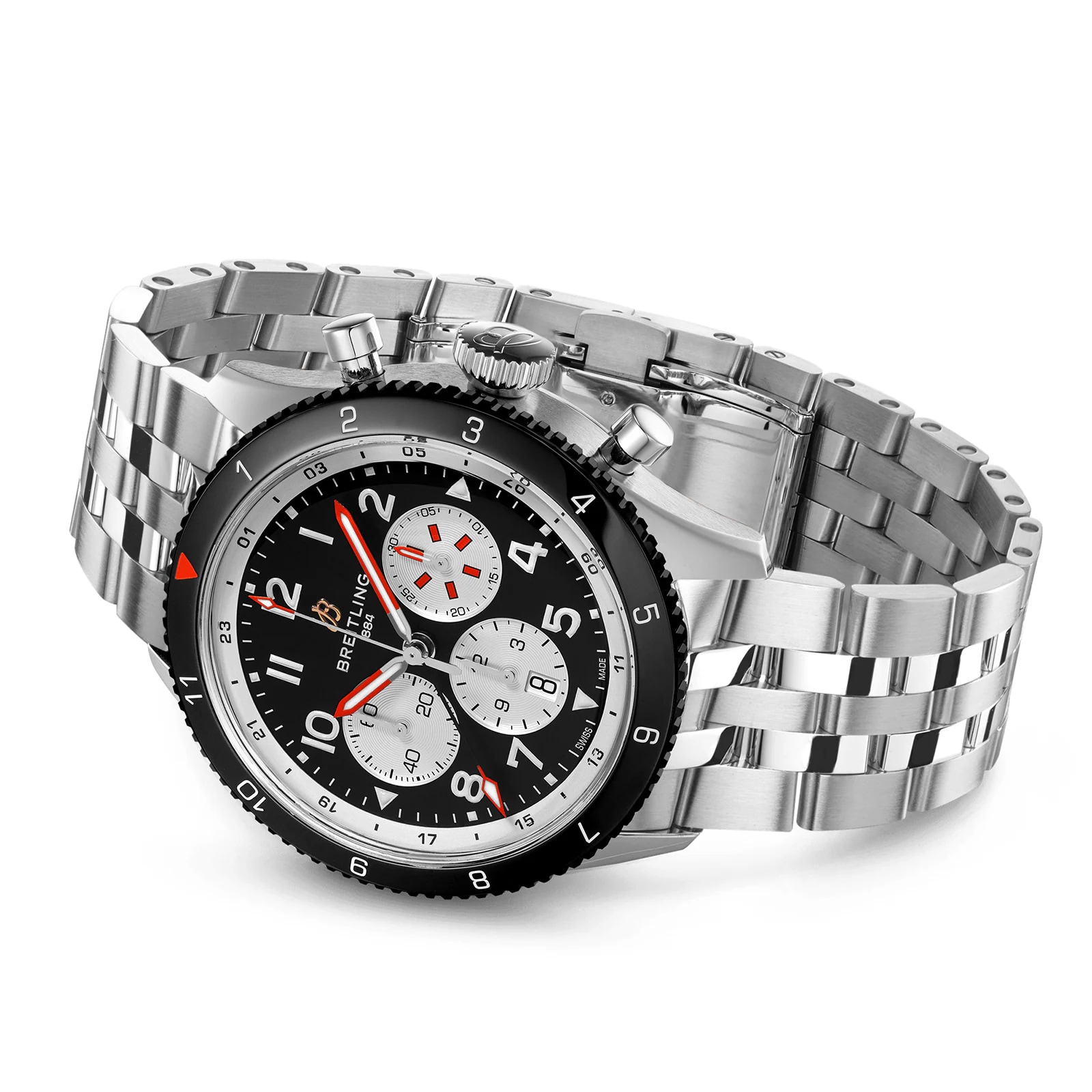 Pre-Owned Breitling Super AVI B04 Chronograph GMT 46 Mosquito 46mm Automatic Mens Watch Pre-Owned Breitling Super AVI B04 Chronograph GMT 46 Mosquito 46mm Automatic Mens Watch