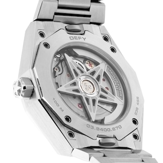 Ex-Display Zenith Defy Skyline 36mm Steel and Diamonds Automatic Unisex Watch - Blue Ex-Display Zenith Defy Skyline 36mm Steel and Diamonds Automatic Unisex Watch - Blue