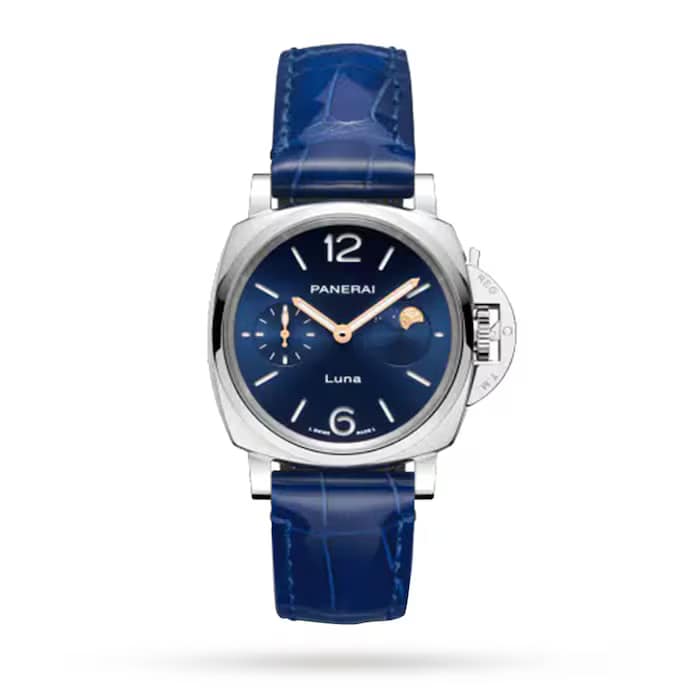 Ex-Display Panerai Luminor Due Luna Moonphase 38mm Automatic Ladies Watch - Blue