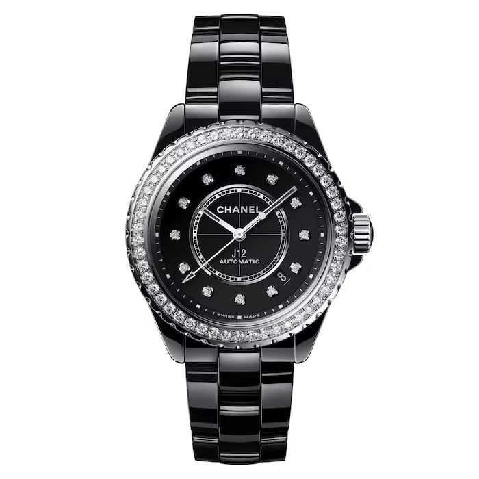 J12 Diamond Bezel Watch Calibre 12.1, 38 Mm