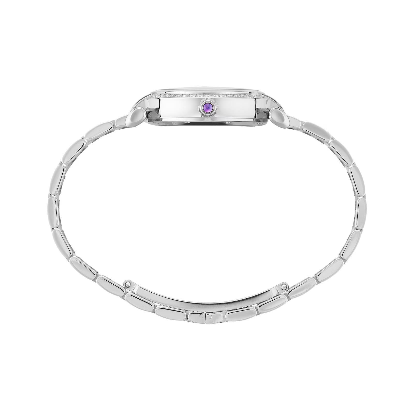 Pre-Owned Chopard Imperiale 29mm Automatic Stainless Steel Diamond and Amethyst Ladies Watch