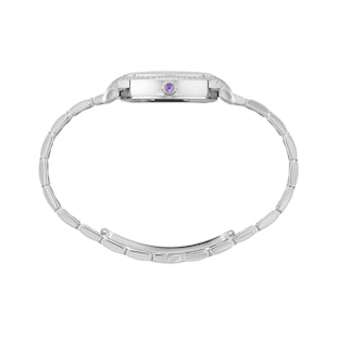 Pre-Owned Chopard Imperiale 29mm Automatic Stainless Steel Diamond and Amethyst Ladies Watch