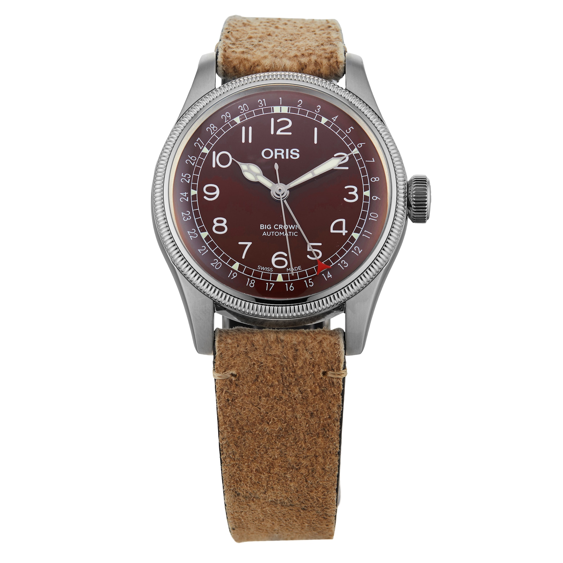 Pre-Owned Oris Big Crown Pointer Date 01 754 7741 4068-07 5 20 50