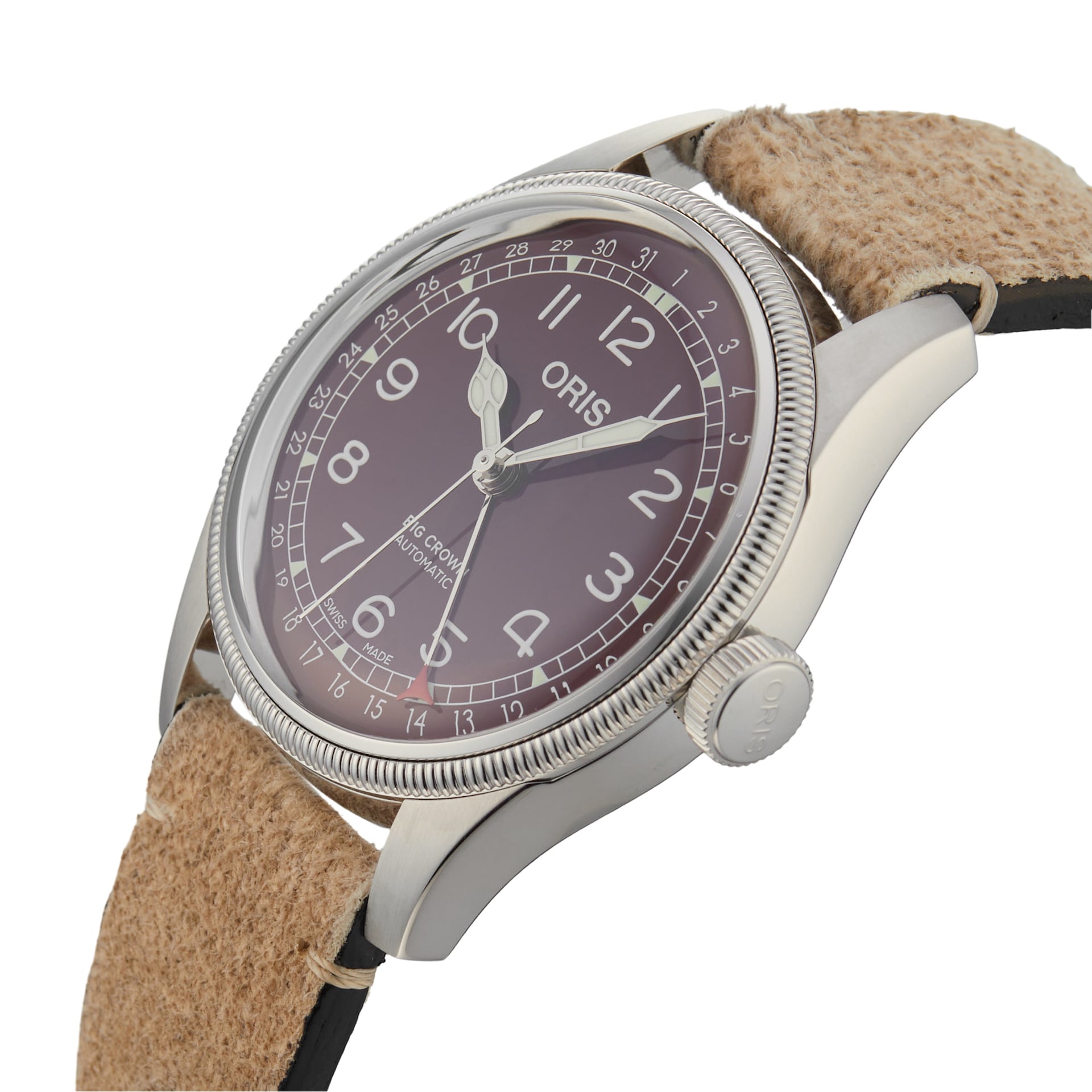 Pre-Owned Oris Big Crown Pointer Date 01 754 7741 4068-07 5 20 50