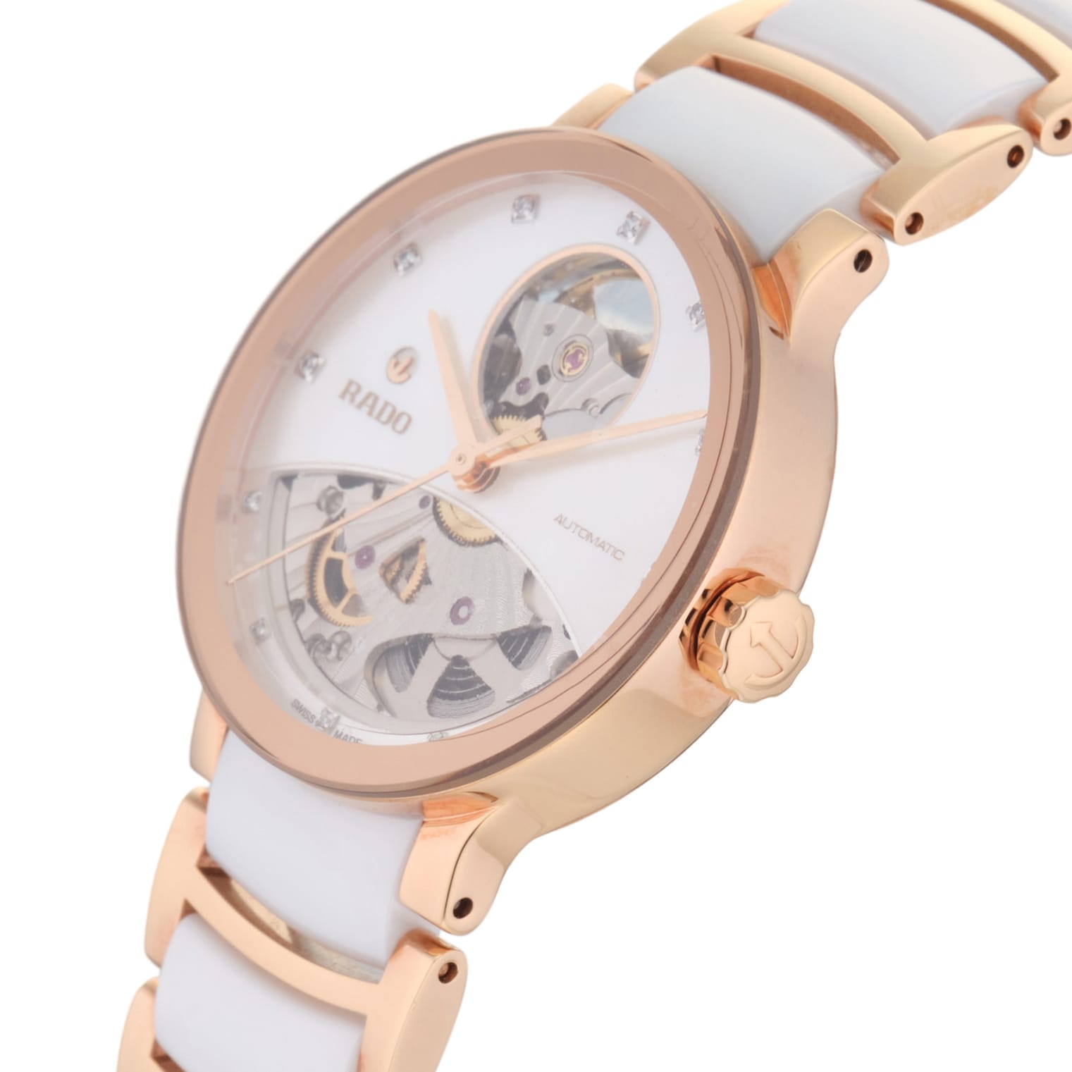 Ex-Display Rado Centrix 33mm Automatic Ladies Watch Ex-Display Rado Centrix 33mm Automatic Ladies Watch