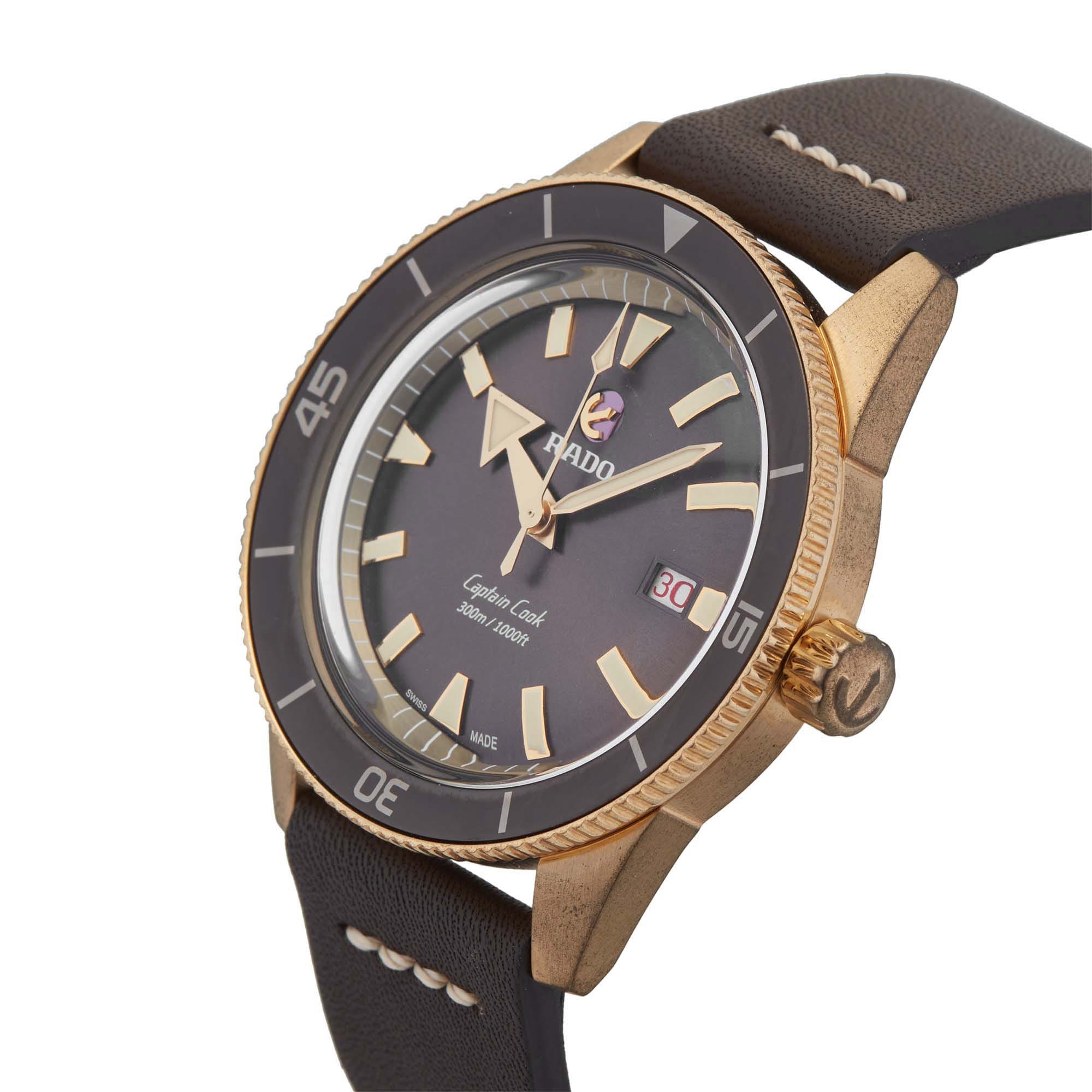 Ex-Display Rado Captain Cook Bronze Mens 42mm Automatic Watch Ex-Display Rado Captain Cook Bronze Mens 42mm Automatic Watch