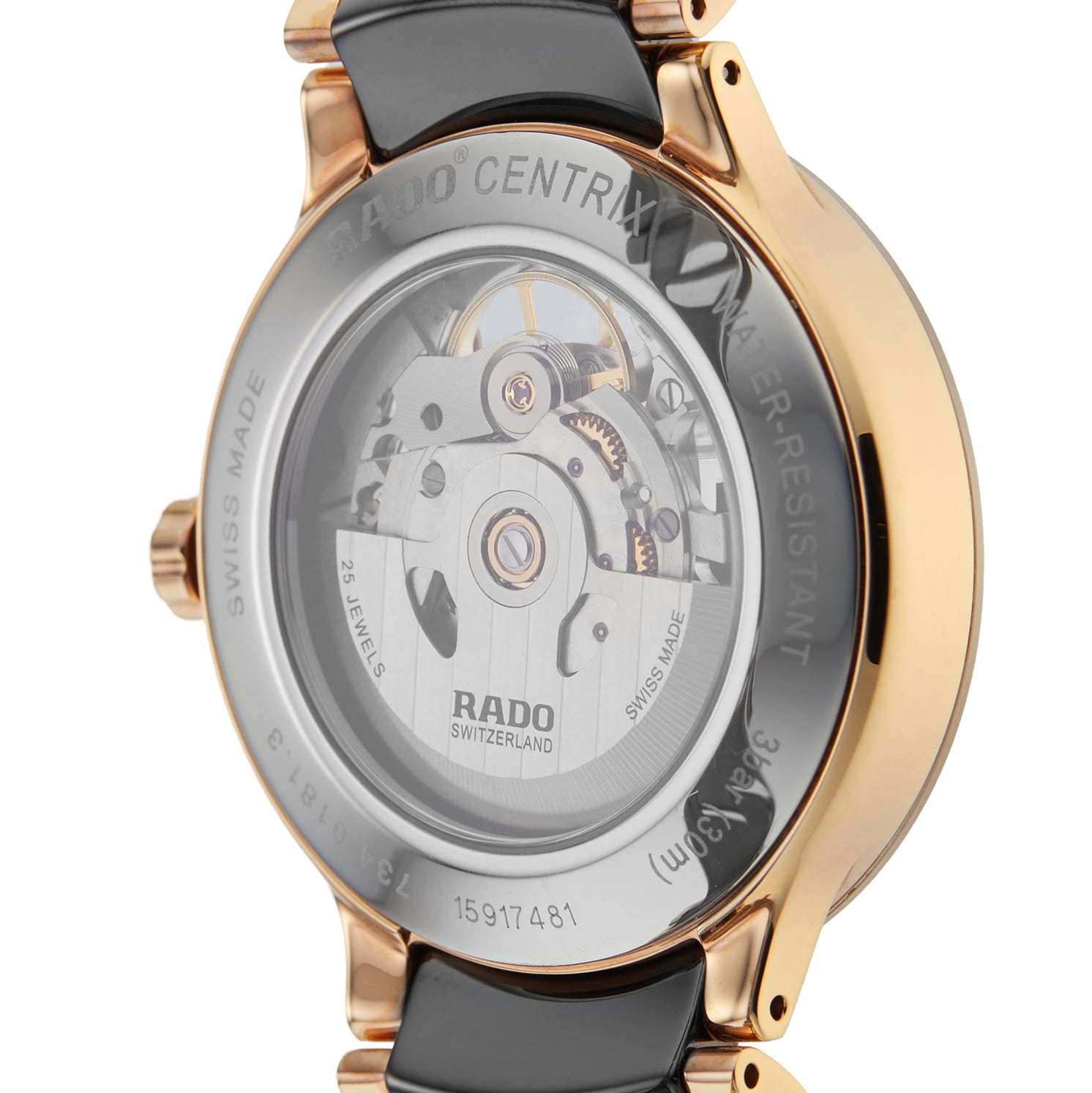 Ex-Display Rado Centrix 38mm Automatic Mens Watch Ex-Display Rado Centrix 38mm Automatic Mens Watch