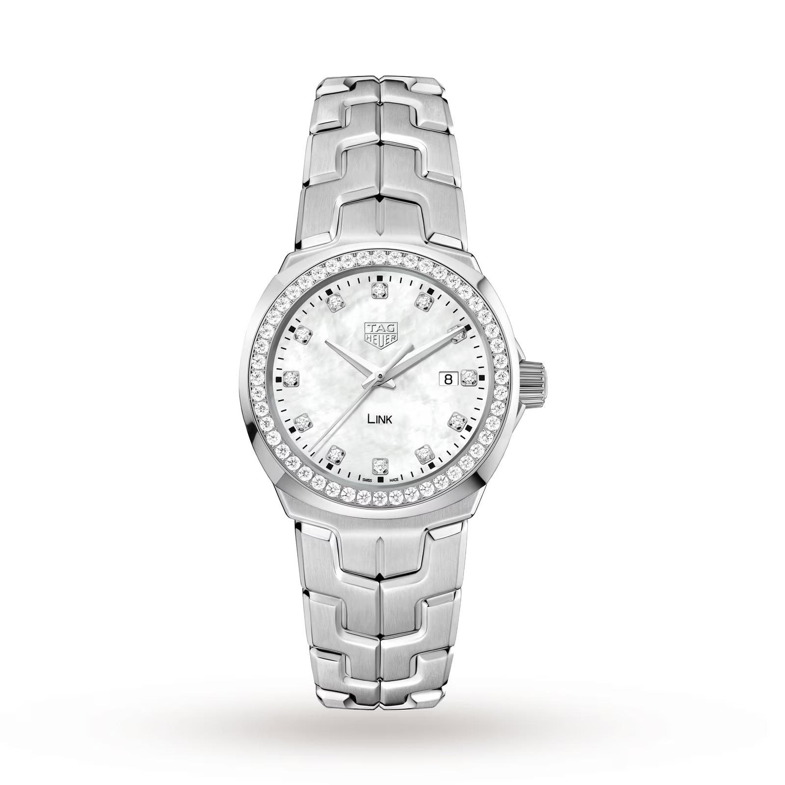 Pre-Owned TAG Heuer Link 32mm Diamond Bezel Ladies Watch