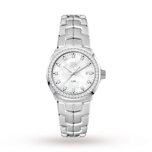 Pre-Owned TAG Heuer Link 32mm Diamond Bezel Ladies Watch