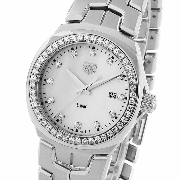 Pre-Owned TAG Heuer Link 32mm Diamond Bezel Ladies Watch
