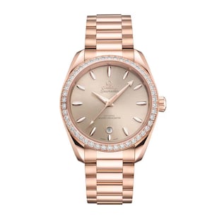 Pre-Owned Omega Seamaster Aqua Terra Shades 38mm Ladies Watch Beige