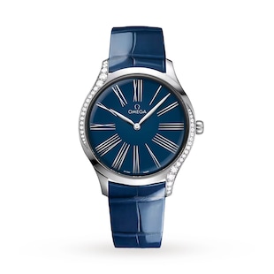 Pre-Owned Omega De Ville Tresor 39mm, Steel On Leather Strap