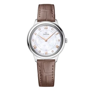 Pre-Owned Omega De Ville Prestige 30mm Ladies Watch Mother Of Pearl