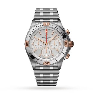 Pre-Owned Breitling Chronomat B01 42 Stainless Steel & 18k Red Gold Watch