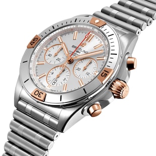 Pre-Owned Breitling Chronomat B01 42 Stainless Steel & 18k Red Gold Watch