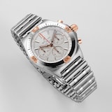 Pre-Owned Breitling Chronomat B01 42 Stainless Steel & 18k Red Gold Watch