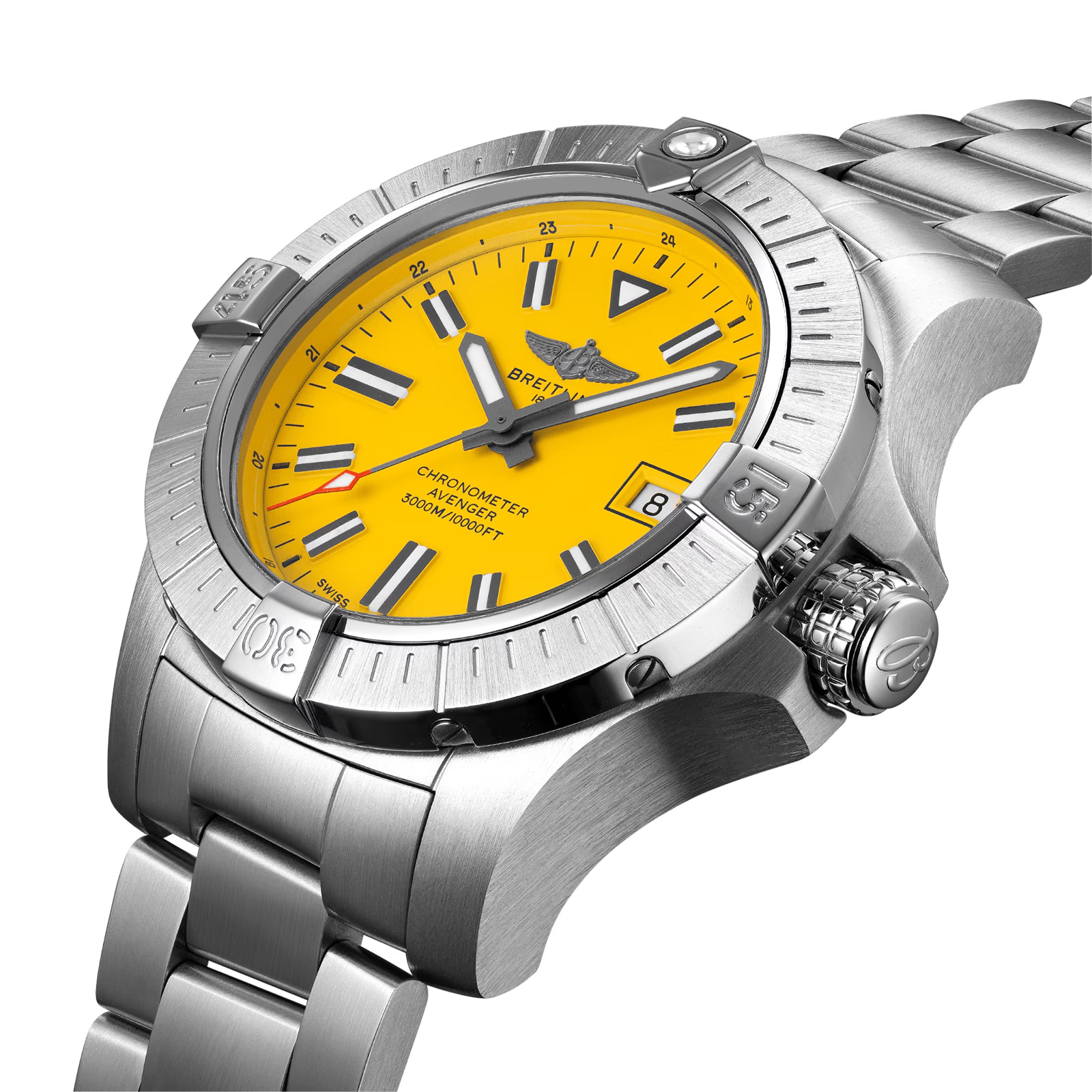 Pre-Owned Breitling Avenger 45 Seawolf Stainless Steel 45mm Automatic Mens Watch