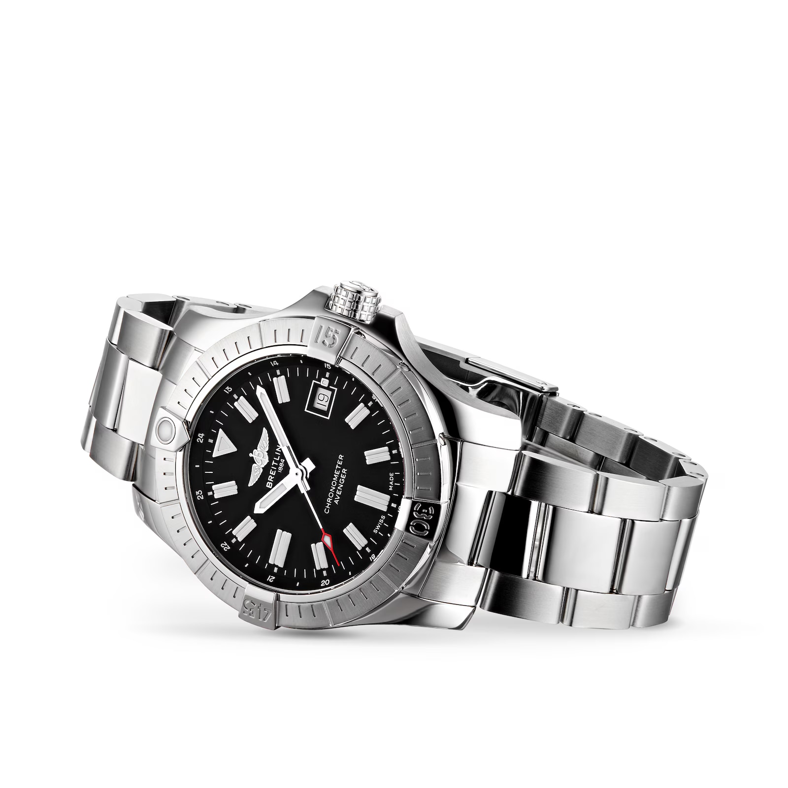 Pre-Owned Breitling Avenger Automatic 43 Stainless Steel Watch