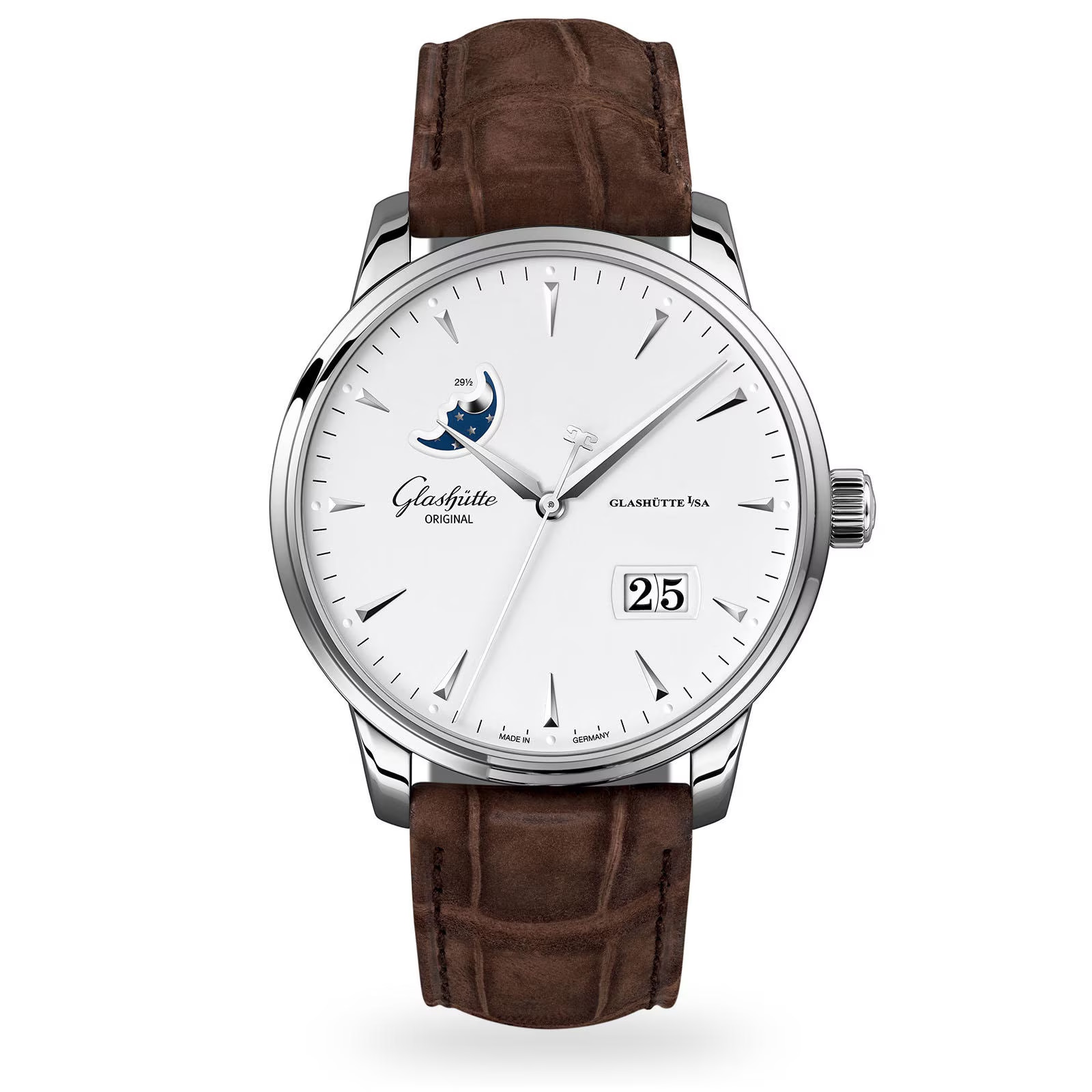 Pre-Owned Glashutte Original Pre-Owned Glashutte Original Senator Excellence Panorama Date Moon Phase 1-36-04-05-02-71