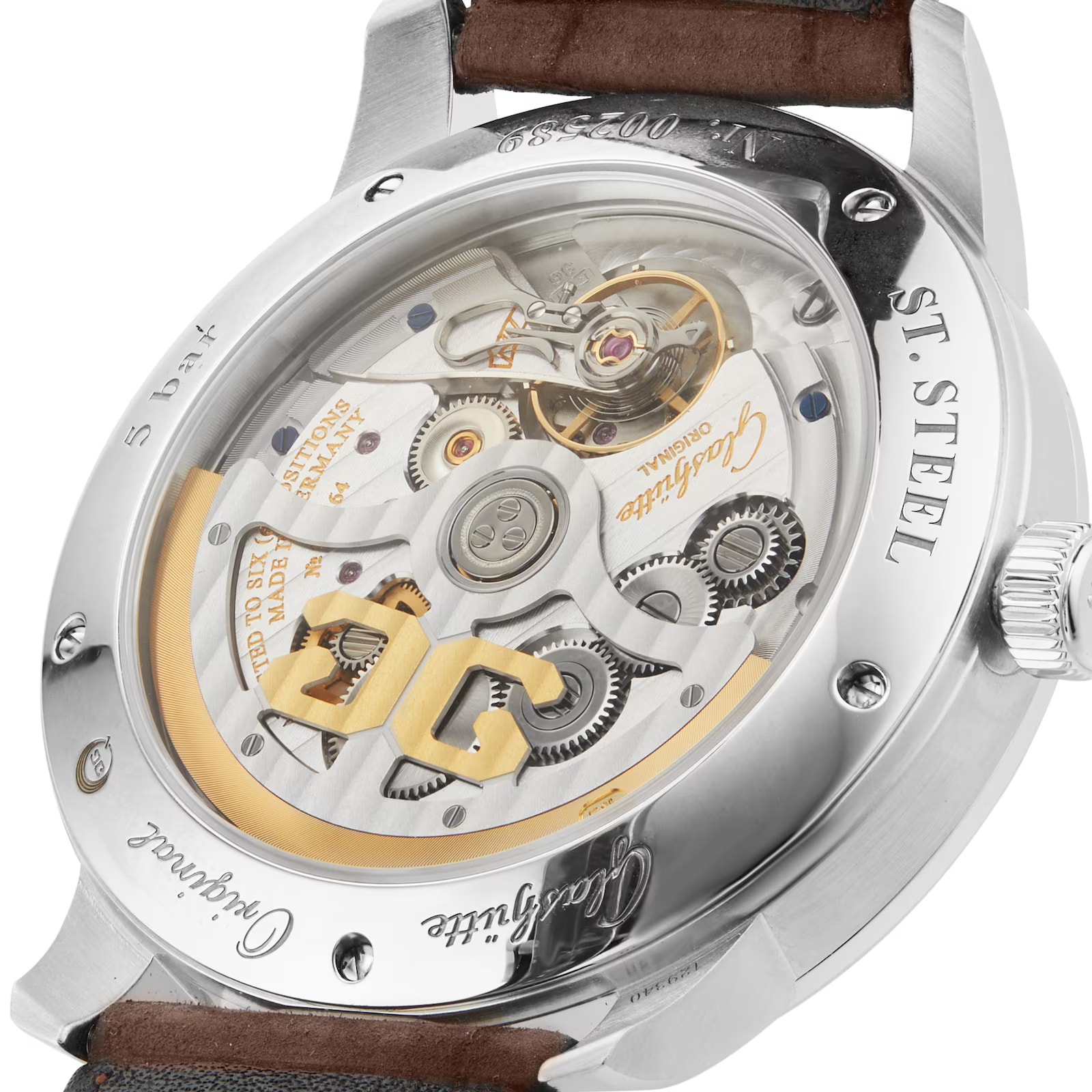 Ex-Display Glashutte Original Senator Excellence Panorama Date Moon Phase Mens 42mm Automatic Watch Ex-Display Glashutte Original Senator Excellence Panorama Date Moon Phase Mens 42mm Automatic Watch