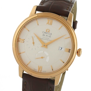 Pre-Owned Omega De Ville Prestige Co-Axial Power Reserve 39.5mm Mens Watch