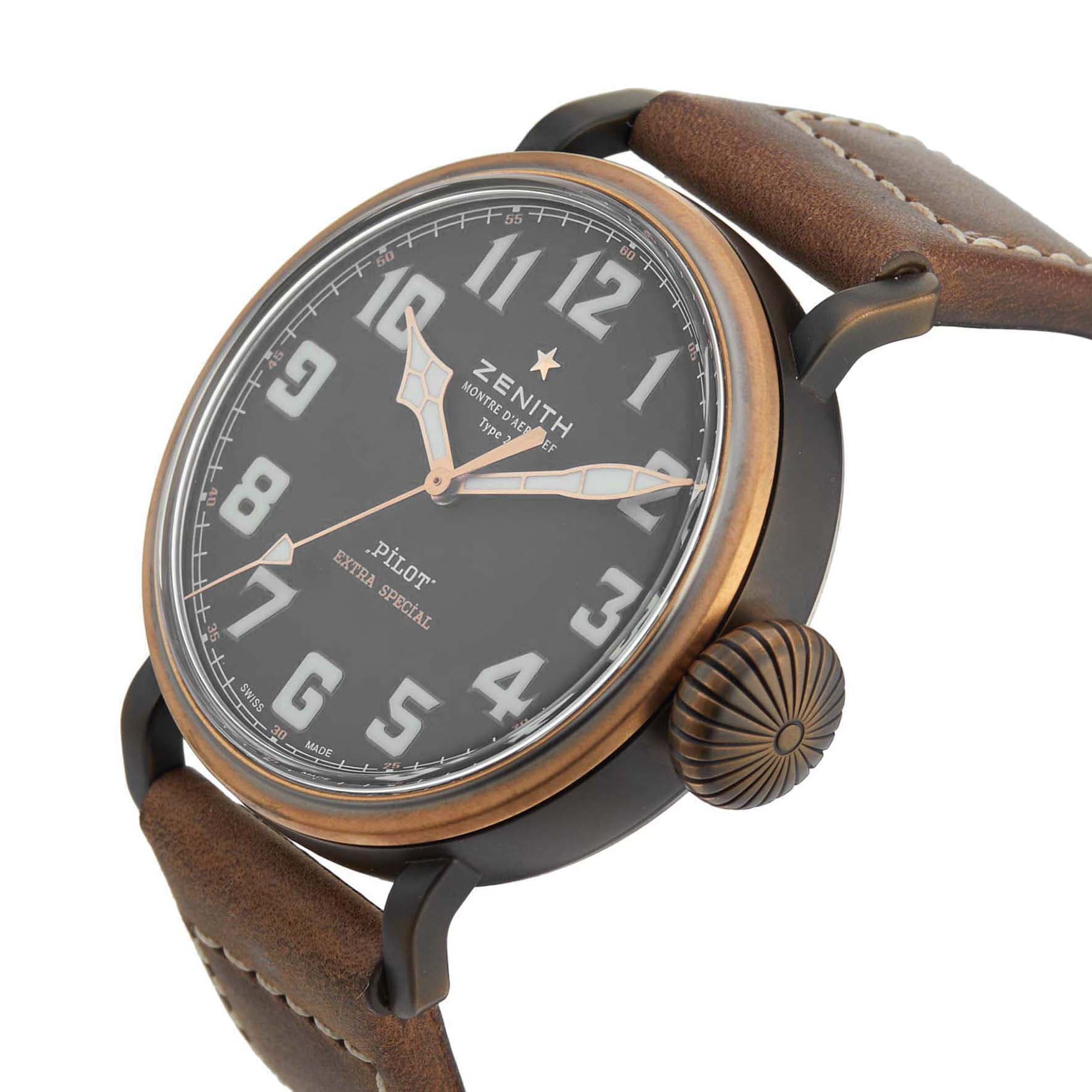 Ex-Display Zenith Pilot Type 20 Extra Special 45mm Automatic Mens Watch Ex-Display Zenith Pilot Type 20 Extra Special 45mm Automatic Mens Watch