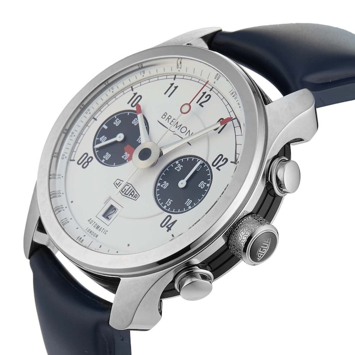 Pre-Owned Bremont Jaguar MKII White J-MKII-WH-R-S