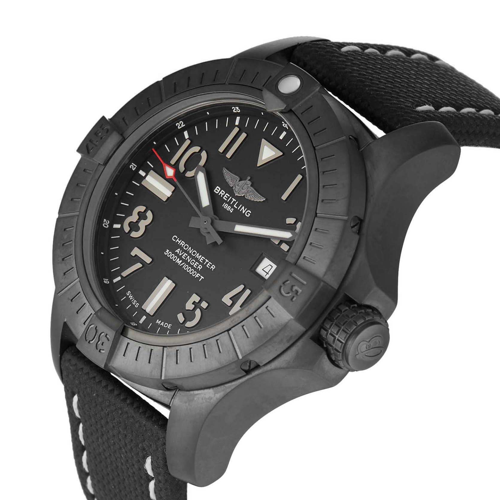 Pre-Owned Breitling Avenger Automatic 45 Seawolf Night Mission V17319101B1X2 Pre-Owned Breitling Avenger Automatic 45 Seawolf Night Mission V17319101B1X2