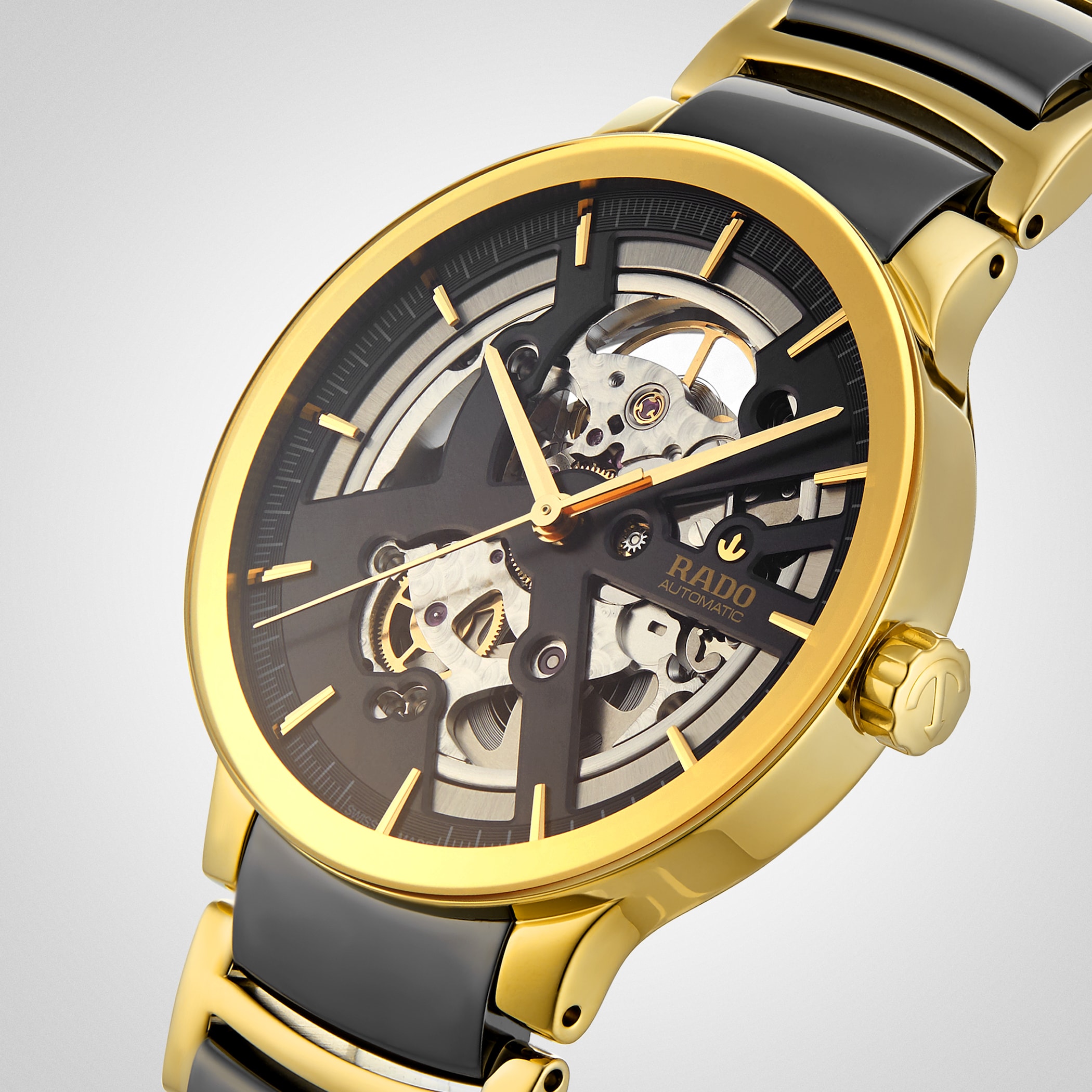Ex-Display Rado Centrix Skeleton 38mm Automatic Mens Watch