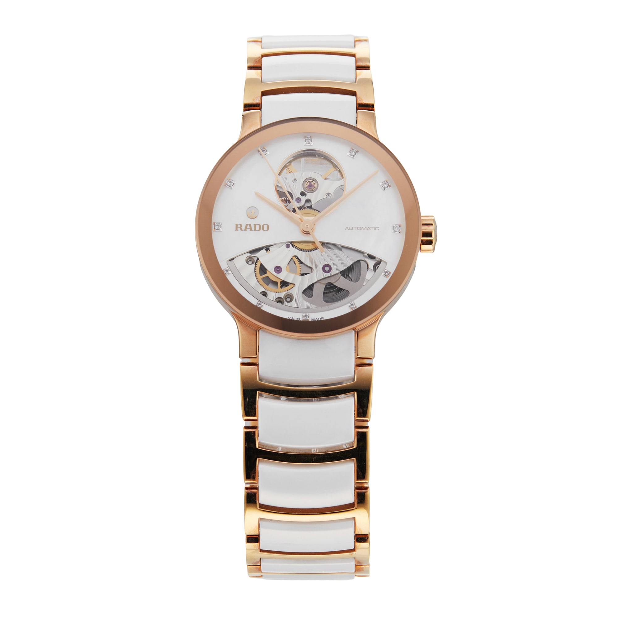 Ex-Display Rado Centrix 33mm Automatic Ladies Watch Ex-Display Rado Centrix 33mm Automatic Ladies Watch
