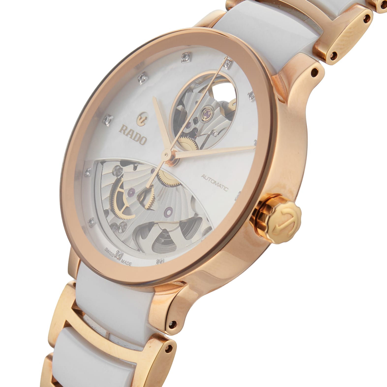Ex-Display Rado Centrix 33mm Automatic Ladies Watch Ex-Display Rado Centrix 33mm Automatic Ladies Watch