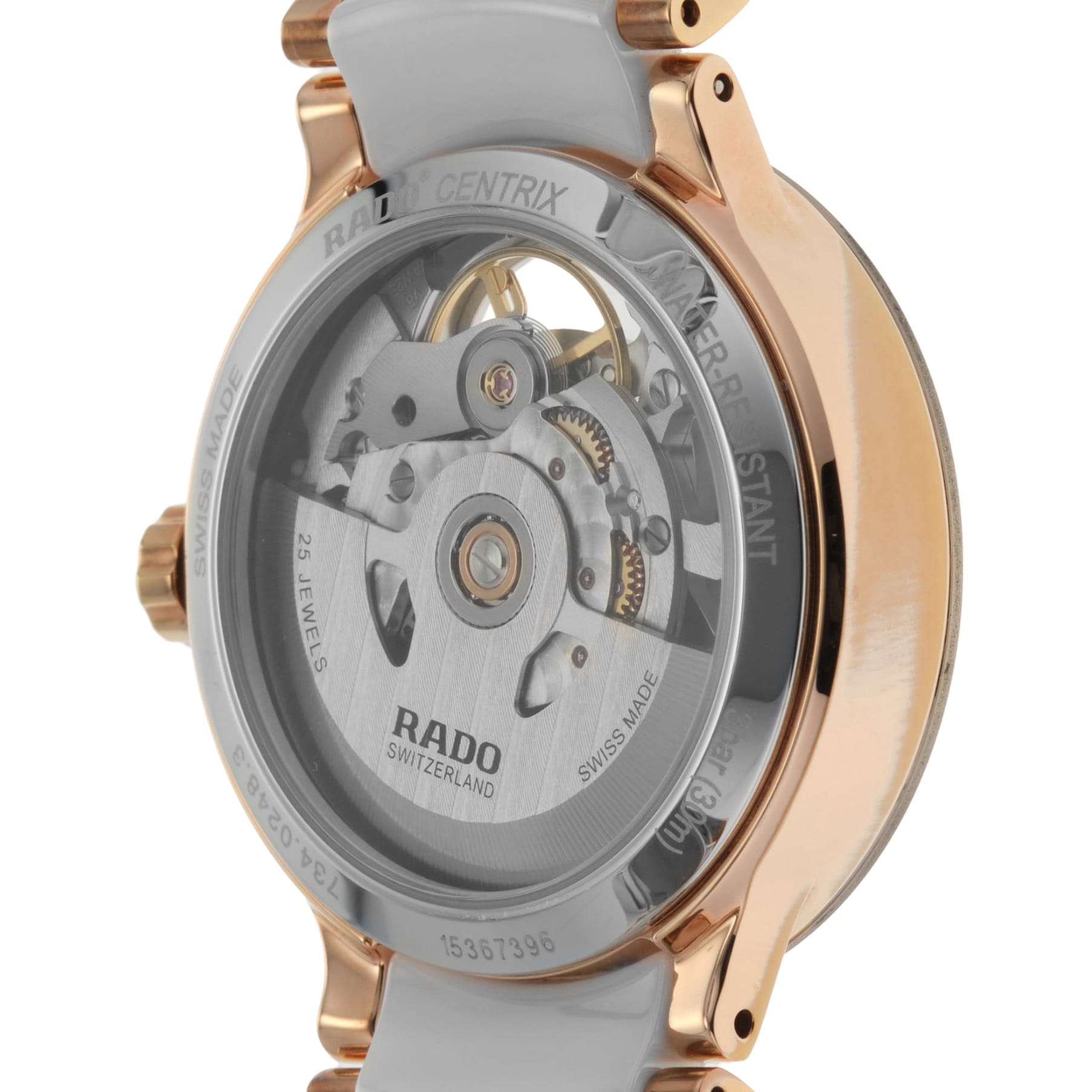 Ex-Display Rado Centrix 33mm Automatic Ladies Watch Ex-Display Rado Centrix 33mm Automatic Ladies Watch