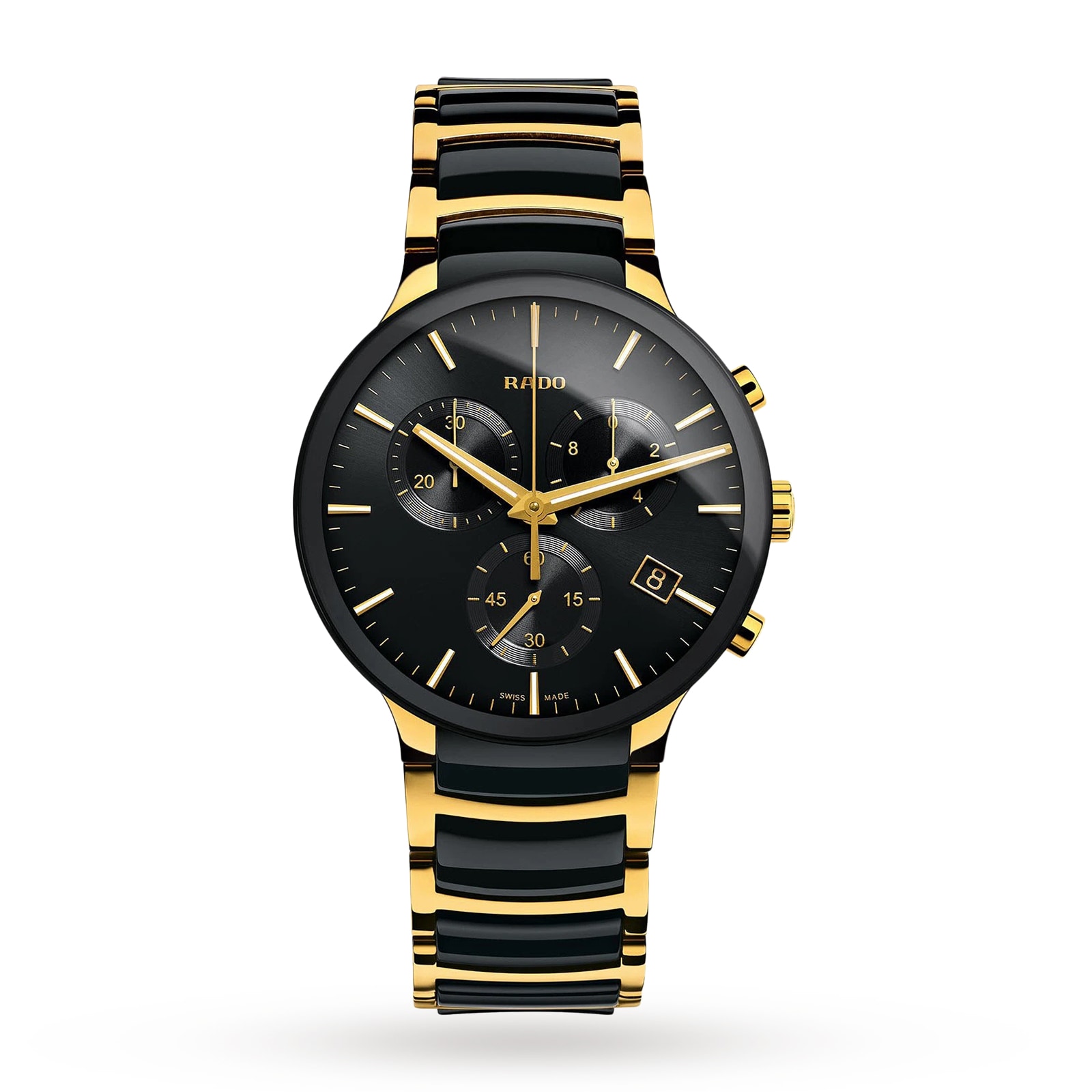 Ex-Display Rado Centrix Automatic Diamonds Open Heart 35mm, Stainless Steel/PVD R30029942 Automatic Mens Watch Ex-Display Rado Centrix Automatic Diamonds Open Heart 35mm, Stainless Steel/PVD R30029942 Automatic Mens Watch