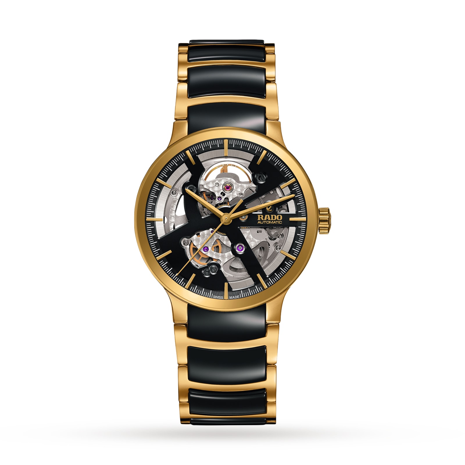 Pre-Owned Rado Centrix Skeleton 38mm Mens Watch