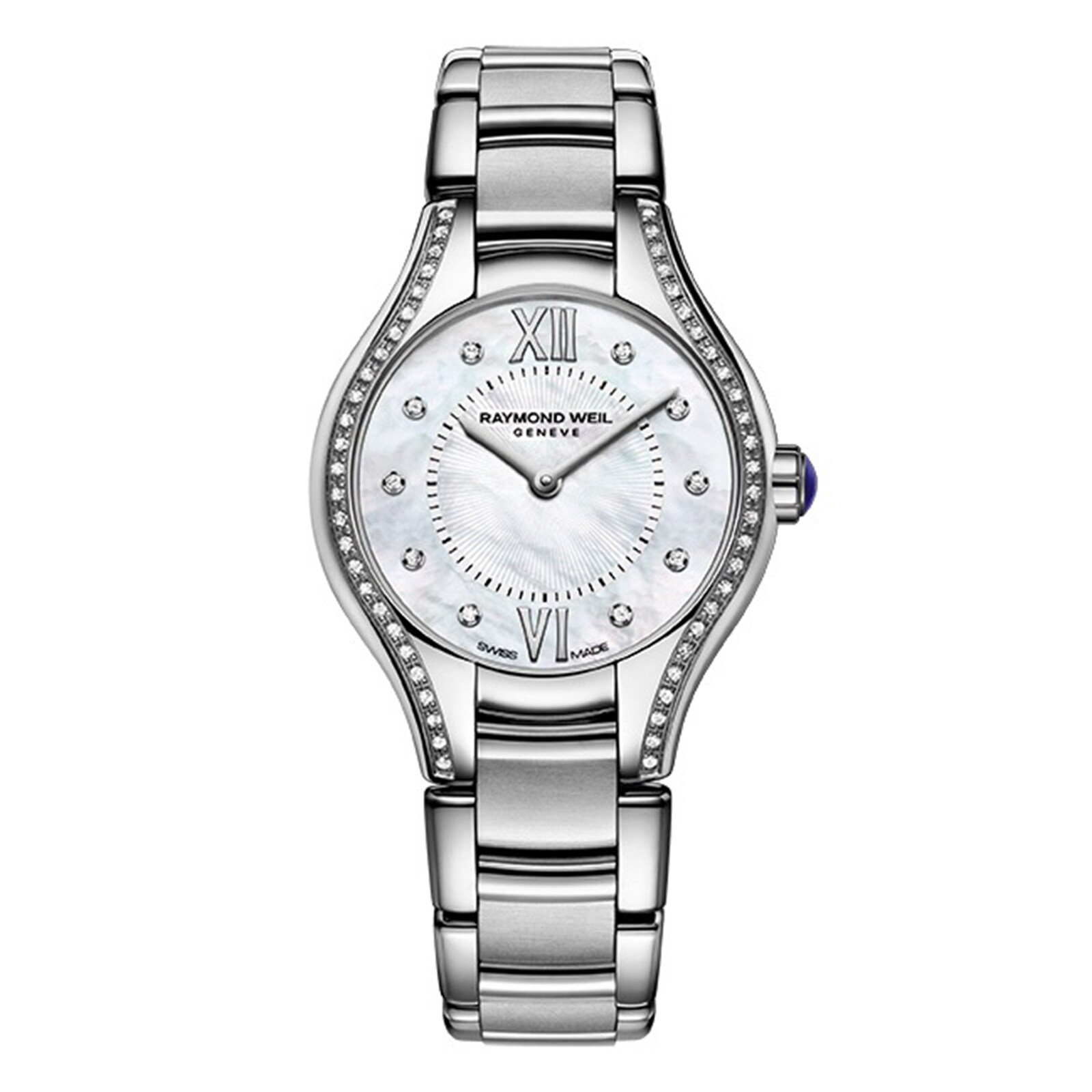 Pre-Owned Raymond Weil Noemia 5124-STS-00985 Pre-Owned Raymond Weil Noemia 5124-STS-00985