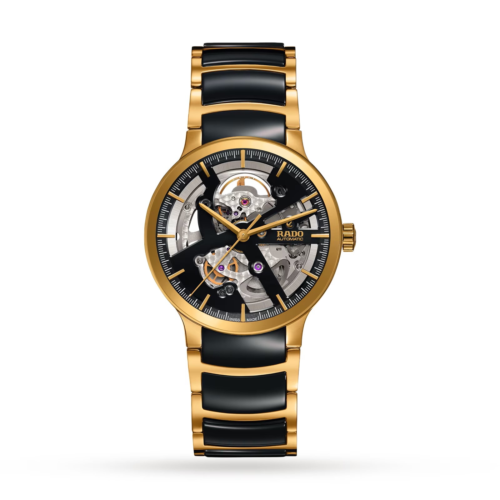 Pre-Owned Rado Centrix Skeleton 38mm Mens Watch