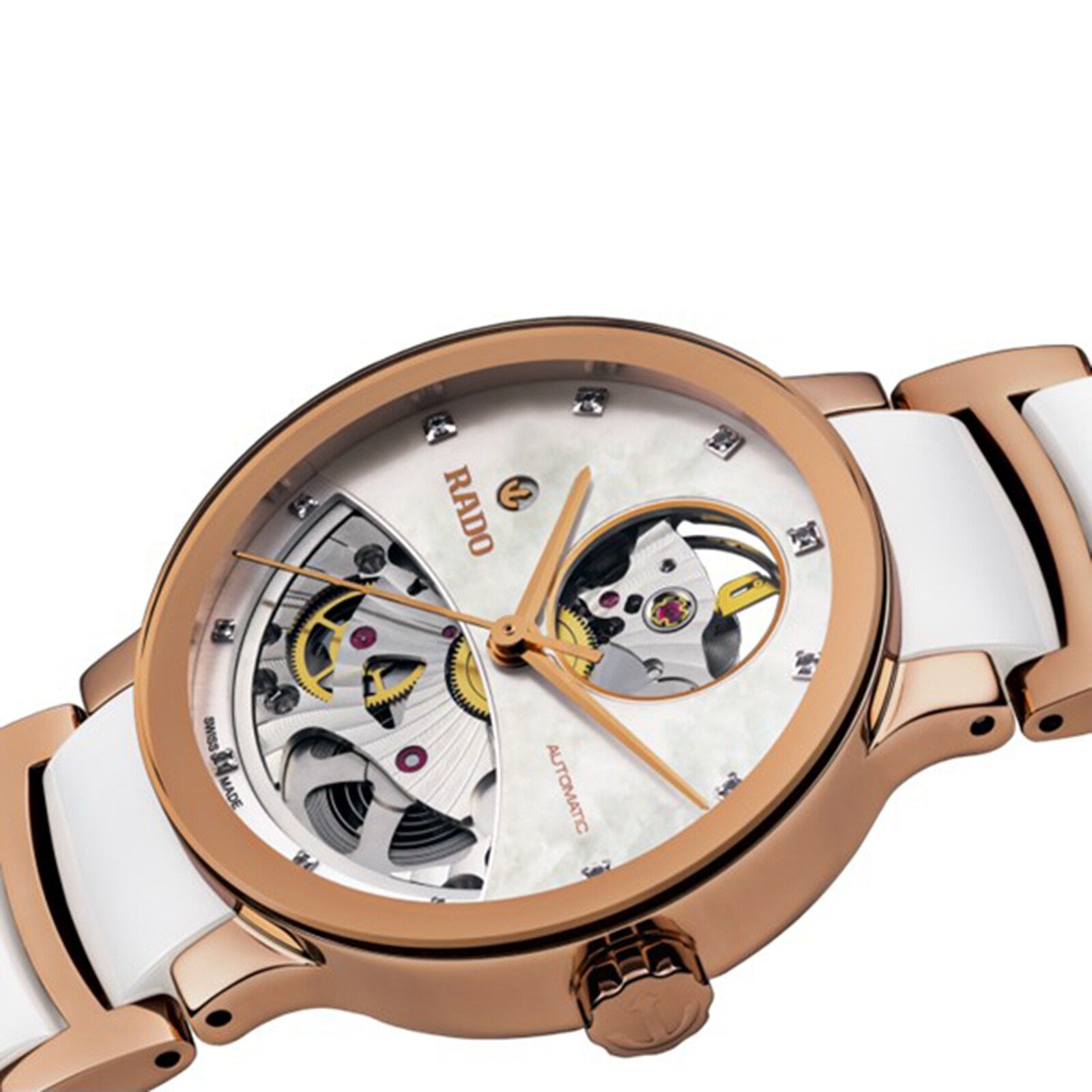 Pre-Owned Rado Centrix Automatic Diamonds Open Heart  R30248902 Pre-Owned Rado Centrix Automatic Diamonds Open Heart  R30248902