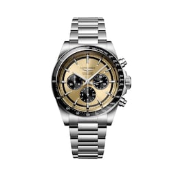 47010910 - Conquest Chronograph 42mm Mens Watch Brown