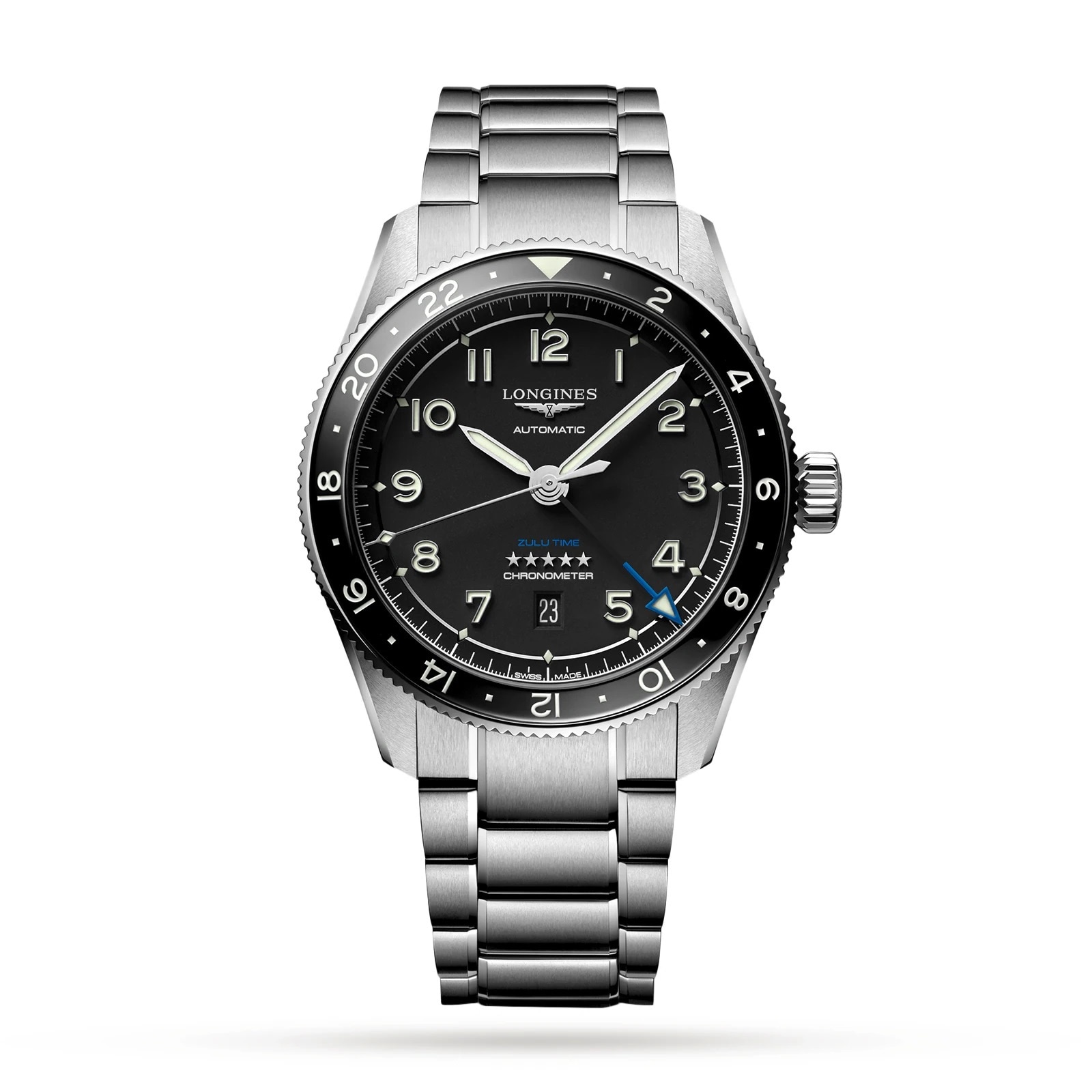 Ex-Display Longines Spirit Zulu Time Pioneering time zones 42mm Mens Watch Ex-Display Longines Spirit Zulu Time Pioneering time zones 42mm Mens Watch