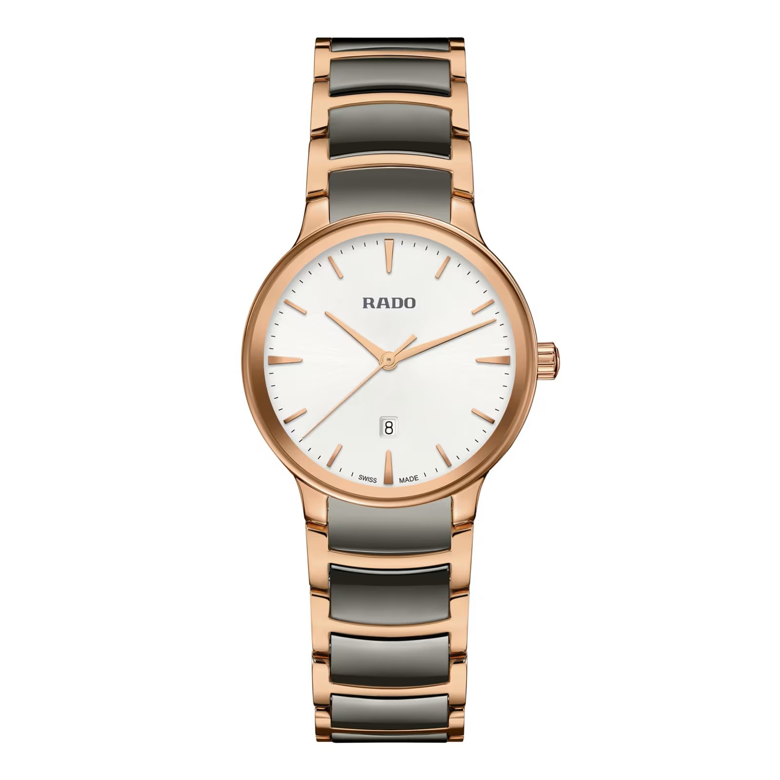 Ex-Display Rado Centrix 30mm Stainless Steel Quartz Ladies Watch Silver Ex-Display Rado Centrix 30mm Stainless Steel Quartz Ladies Watch Silver