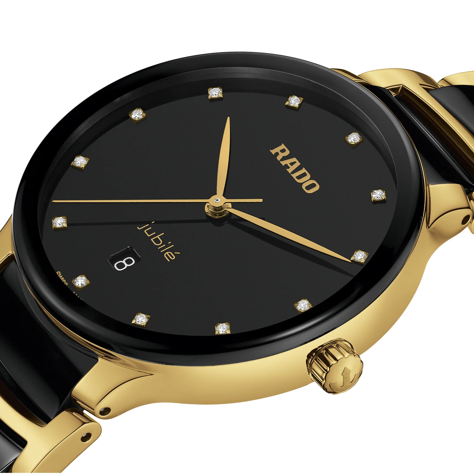 Ex-Display Rado Centrix Diamonds 39.5 mm, Quartz Quartz Ladies Watch