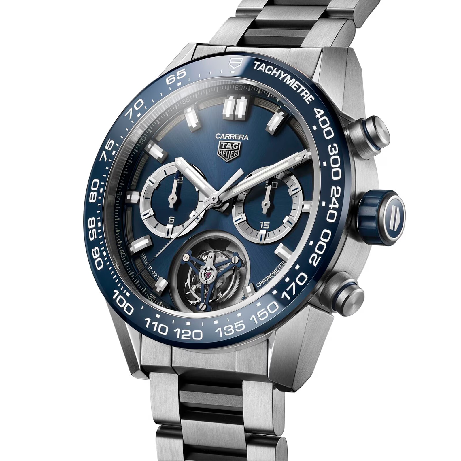 Pre-Owned TAG Heuer Carrera Calibre Heuer 02T COSC 45mm Automatic Mens Watch