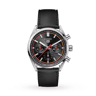 Pre-Owned TAG Heuer Carrera Chronograph 42mm Mens Watch Black