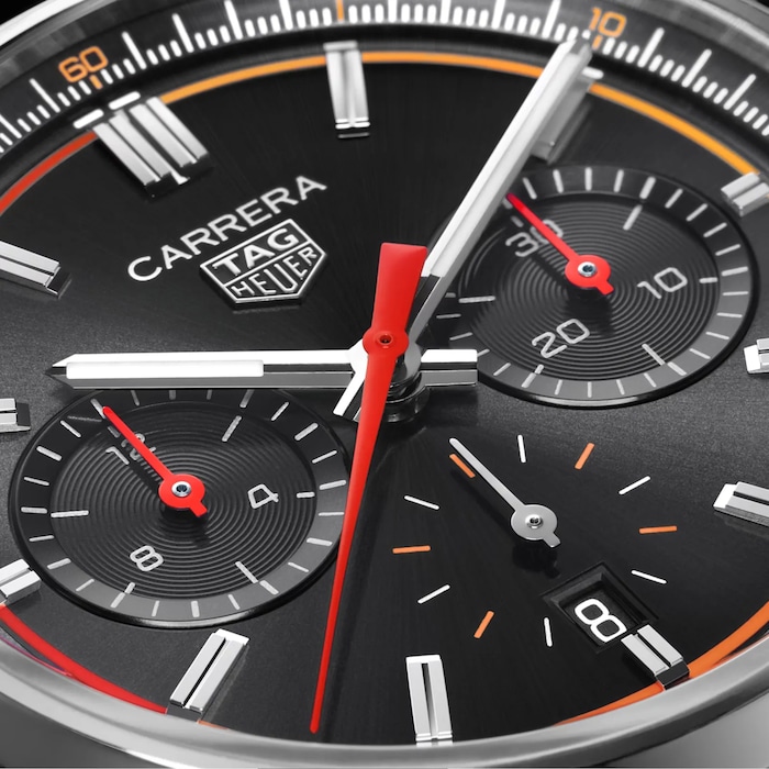 Pre-Owned TAG Heuer Carrera Chronograph 42mm Mens Watch Black