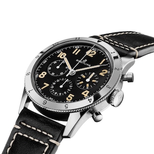 Pre-Owned Breitling AVI Ref. 765 1953 Re-Edition Stainless Steel Watch